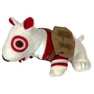 Target Bullseye Dog Plush Mascot with Messenger Bag 2018 Careers